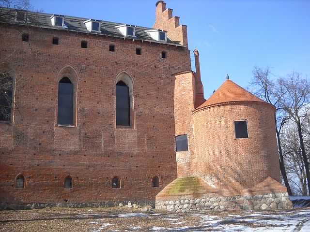 Zamek Krzyżacki w Barcianach, gm. Barciany woj. warmińsko- mazur